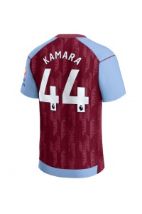 Aston Villa Boubacar Kamara #44 Jalkapallovaatteet Kotipaita 2023-24 Lyhythihainen